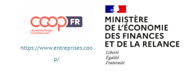 Logos FNCC Coop et Ministère de l'Economie, des Finances et de la Relance
